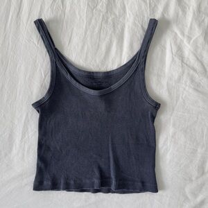 Brandy Melville Navy Beyonca Tank Top
